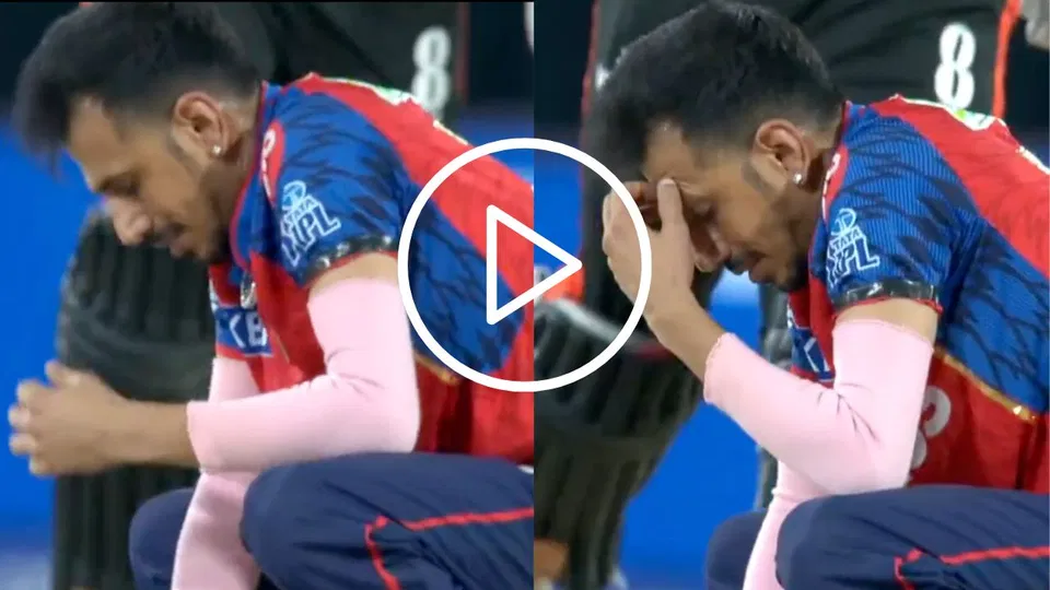 WATCH- शशांक सिंह की ख़राब फील्डिंग देख युजवेंद्र चहल हुए नाराज़, आसान कैच टपकाया